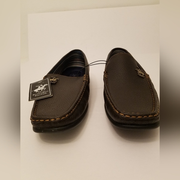 NWT Beverly Hills Polo Club Men\'s Loafers Slip On Brown  Size 13 main image 7